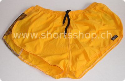De Soto Shorts gelb mit verschliessbarem Einsteckfach