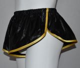 Nylon Shorts Dennys aus sehr leichtem, schwarzem Gewebe
