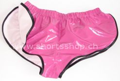 Lackshorts Andreas weinrot mit schwarzer Einfassung