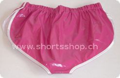 Lackshorts Andreas weinrot mit weisser Einfassung