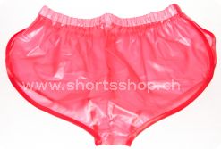 PVC-Shorts Andreas hellrot mit roter Einfassung