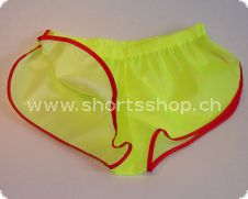 Andreas Shorts leuchtgelb aus Membranstoff