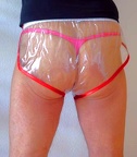 transparente PVC-Shorts Chris